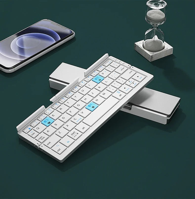 カチカチ折りたたみBluetoothキーボード
